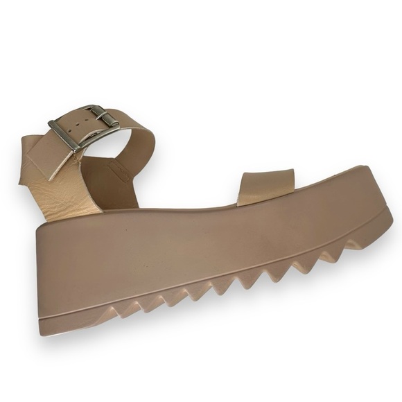 Steve Madden Lake Wedge Sandal Leather Lugged Shoe Women's Size 41 (9.5) - Picture 2 of 10